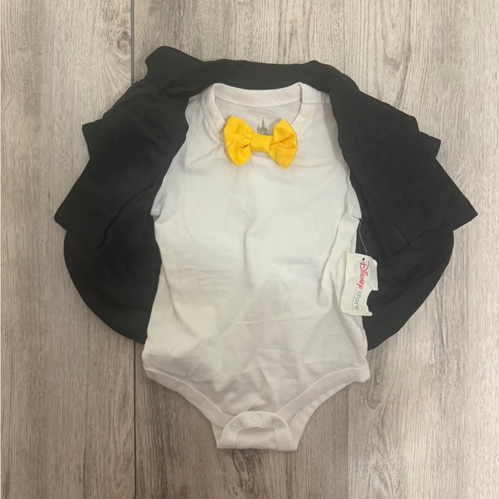 Disney Parks Mickey Baby Onesie with Yellow Bow Tie Costume